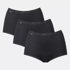 Sloggi SLIP MAXI LOT DE 3 - NOIR -Panache Soldes Magasin 1176001 1 1140x1140