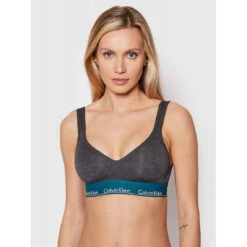 CALVIN KLEIN UNDERWEAR Bralette Logotée Sans Armatures - Gris