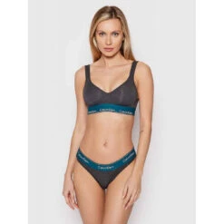 CALVIN KLEIN UNDERWEAR Bralette Logotée Sans Armatures - Gris -Panache Soldes Magasin bralette logotee sans armatures gris 3232743 4 1140x1140