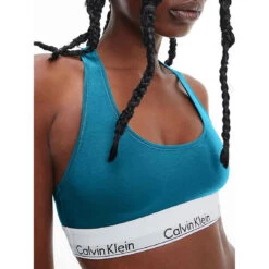 CALVIN KLEIN UNDERWEAR Bralette Sans Armatures - Bleue -Panache Soldes Magasin bralette sans armatures bleu 3357014 4 1140x1140