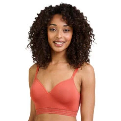 Brassière Coques Sans Armatures - Rouge