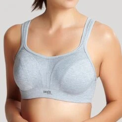 Panache Brassière De Sport Armatures Grise