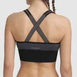Brassière De Sport Sans Armatures Maintien Léger Gris Obscur -Panache Soldes Magasin brassiere de sport sans armatures maintien leger grise 1176933 3 1200x1200