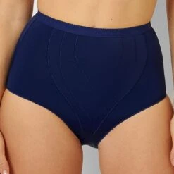 Culotte Taille Haute Bleue