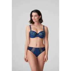 PRIMA DONNA Culotte Brésilienne - Bleu -Panache Soldes Magasin culotte bresilienne bleu 3240765 4 1140x1140