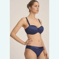 PRIMA DONNA Culotte Brésilienne Bleue -Panache Soldes Magasin culotte bresilienne bleue 1173061 2 1200x1200