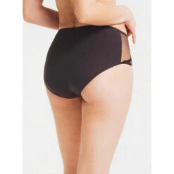 Culotte Taille Haute Graphique - Marron -Panache Soldes Magasin culotte classique marron 3398072 3 1140x1140