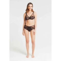 Culotte Taille Haute Graphique - Marron -Panache Soldes Magasin culotte classique marron 3398072 4 1140x1140