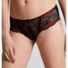 Panache Culotte Classique En Tulle Et Dentelle - Rouge