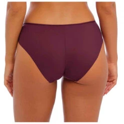 FANTASIE Culotte Classique En Maille Douce Et Imprimé Animalier – Violette -Panache Soldes Magasin culotte classique violet 3409440 3 1140x1140