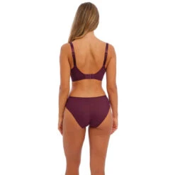 FANTASIE Culotte Classique En Maille Douce Et Imprimé Animalier – Violette -Panache Soldes Magasin culotte classique violet 3409440 5 1140x1140