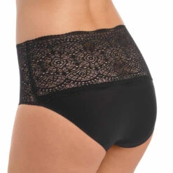 FANTASIE Culotte Haute Dentelle Stretch Invisible - Noir Fantaisie -Panache Soldes Magasin culotte dentelle stretch invisible noir 3241255 4 1140x1140