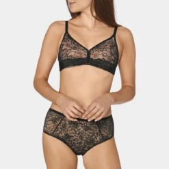 Triumph Culotte Haute - Noir -Panache Soldes Magasin culotte haute noir 3167372 6 1200x1200