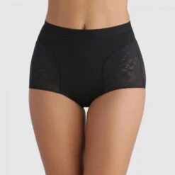 Culotte Maxi Noire Playtex Expert In Silhouette Feminine