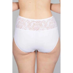 Culotte Taille Haute - Blanche -Panache Soldes Magasin culotte taille haute blanc 3371388 3 1140x1140