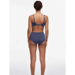 Chantelle Culotte Taille Haute - Bleue -Panache Soldes Magasin culotte taille haute bleue 3350892 5 1140x1140