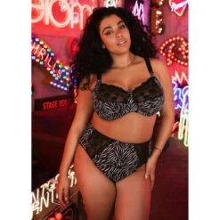 Culotte Taille Haute - Noir Elomi Morgan