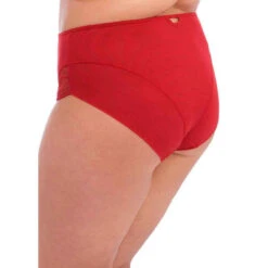 Culotte Taille Haute - Rouge Elomi Priya -Panache Soldes Magasin culotte taille haute rouge 3360894 3 1140x1140