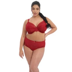 Culotte Taille Haute - Rouge Elomi Priya -Panache Soldes Magasin culotte taille haute rouge 3360894 4 1140x1140