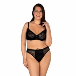 Obsessive Ensemble Soutien-gorge Push-up Et Culotte - Noir