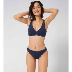 Sloggi Lot De 2 Slips échancrés Bleu -Panache Soldes Magasin lot de 2 slips echancres bleu 3285766 4 1140x1140