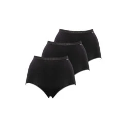 Lot De 3 Culottes Taille Haute Coton - Noir -Panache Soldes Magasin lot de 3 culottes taille haute coton noir 2885817 1140x1140
