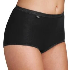 Sloggi Lot De 3 Culottes Taille Haute Noires