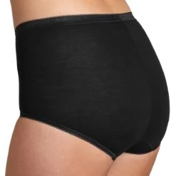 Sloggi Lot De 3 Culottes Taille Haute Noires -Panache Soldes Magasin lot de 3 culottes taille haute noires 1207921 3 1200x1200