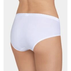 Sloggi Lot De 4 Culottes Classiques - Blanc -Panache Soldes Magasin lot de 4 culottes classiques blanc 1273195 2 1200x1200