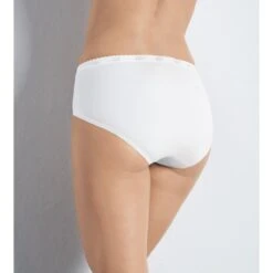 Sloggi Lot De 4 Culottes Classiques - Blanc -Panache Soldes Magasin lot de 4 culottes classiques blanc 1273195 4 1200x1200