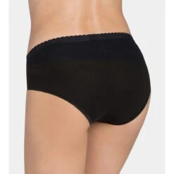 Sloggi Lot De 4 Culottes Classiques - Noir -Panache Soldes Magasin lot de 4 culottes classiques noir 1273197 2 1200x1200