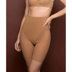 Bye Bra Panty Taille Haute Gainant Marron