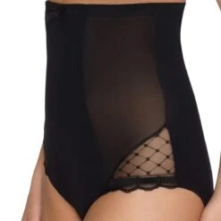 PRIMA DONNA Slip Gainant Taille Haute Noir -Panache Soldes Magasin slip gainant taille haute primadonna twist a la folie noir 4 1200x1200