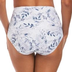 Culotte Taille Haute Fantasie CARLA White -Panache Soldes Magasin slip taille haute blanc 308301 2 1200x1200