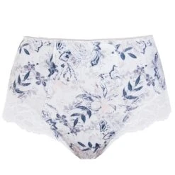 Culotte Taille Haute Fantasie CARLA White -Panache Soldes Magasin slip taille haute blanc 308301 1200x1200