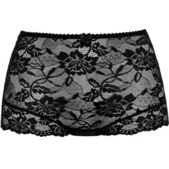 Slip Taille Haute Noir -Panache Soldes Magasin slip taille haute charnos rosalind black 3 1200x1200