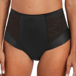 Slip Taille Haute Fantasie ILLUSION Noir