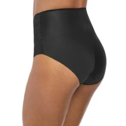 Slip Taille Haute Fantasie ILLUSION Noir -Panache Soldes Magasin slip taille haute noir 308367 3 1200x1200