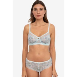 Culotte Dentelle - Bleue -Panache Soldes Magasin soutien gorge armatures dentelle bleu 3501248 5 1140x1140