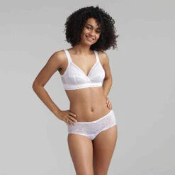 Playtex Soutien-gorge Dentelle Sans Armatures Blanc -Panache Soldes Magasin soutien gorge sans armatures blanc 3360822 4 1140x1140