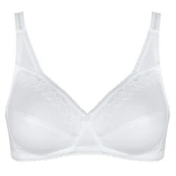 Soutien-Gorge Sans Armatures Blanc Playtex Coeur Croisé -Panache Soldes Magasin soutien gorge sans armatures playtex coeur croise feminin coton blanc 33929 1200x1200