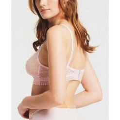 Soutien-gorge Plongeant Sans Armatures Dentelle - Rose -Panache Soldes Magasin soutien gorge sans armatures rose 3398066 3 1140x1140