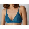 Soutien-gorge Triangle Sans Armatures - Bleu