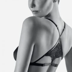 Aubade Soutien-gorge Triangle Sans Armatures En Satin - Noir -Panache Soldes Magasin soutien gorge triangle sans armatures en satin noir 3207798 2 1200x1200