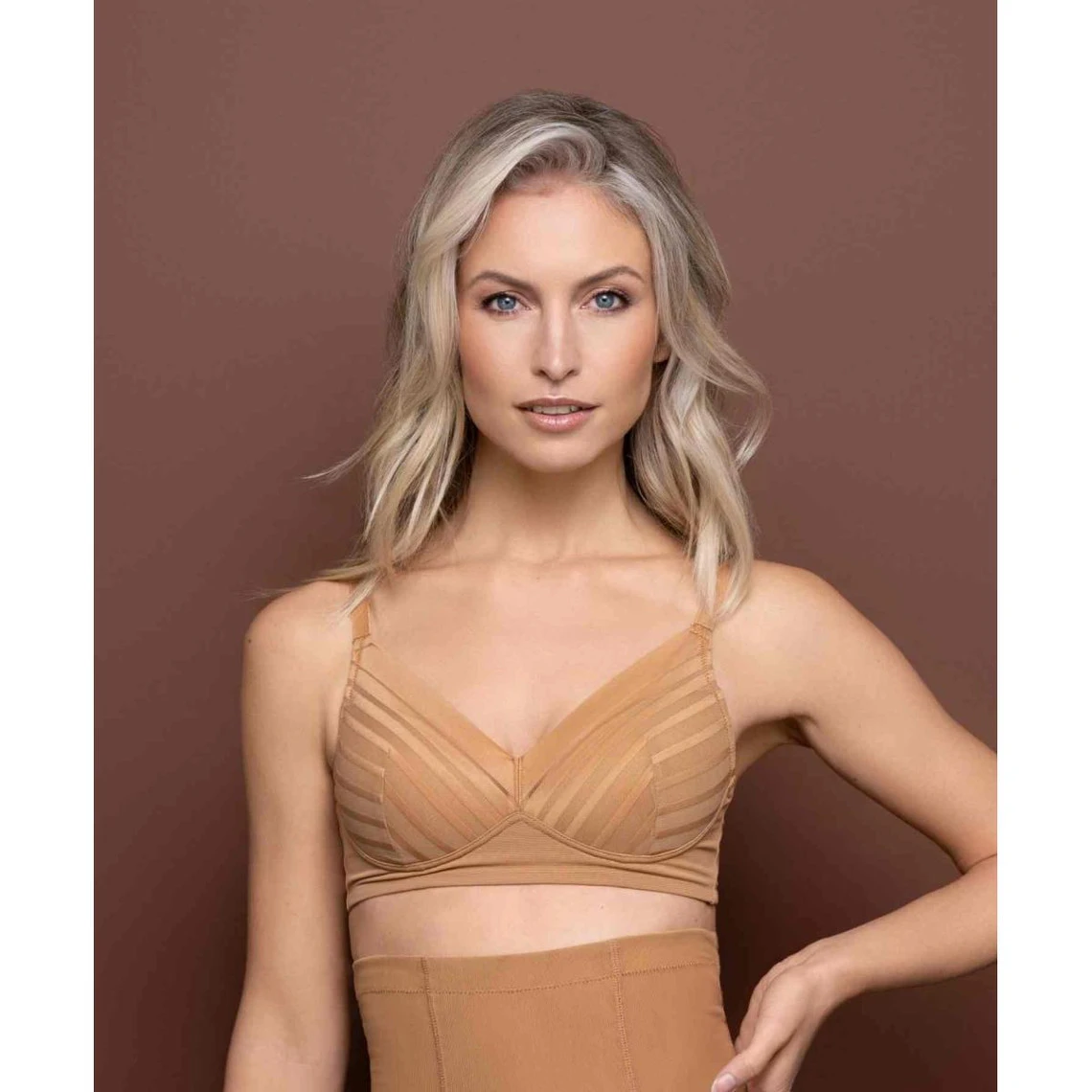 Bye Bra Soutien-gorge Triangle Sans Armatures Marron 3 Bye Bra Soutien-gorge Triangle Sans Armatures Marron